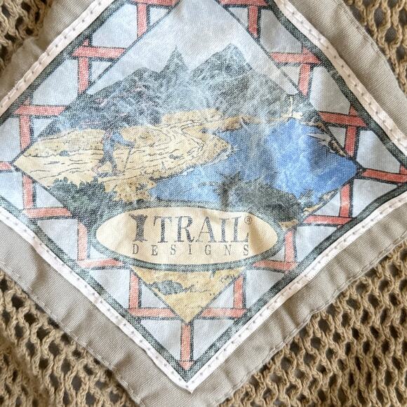 Trail Designs Vintage Utility Cotton Jacket Men’s Size Medium Khaki - Picture 6 of 7